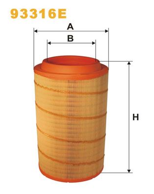 WIX FILTERS Воздушный фильтр 93316E